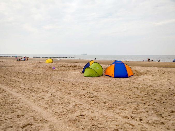 Meist war der Strand sehr leer und nur mit ein paar Strandmuscheln bevölkert