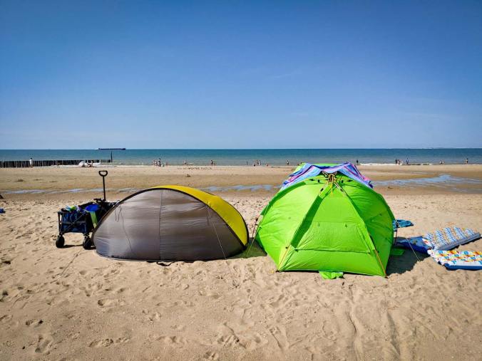 Unser professionelles Strandmuschel-Setup
