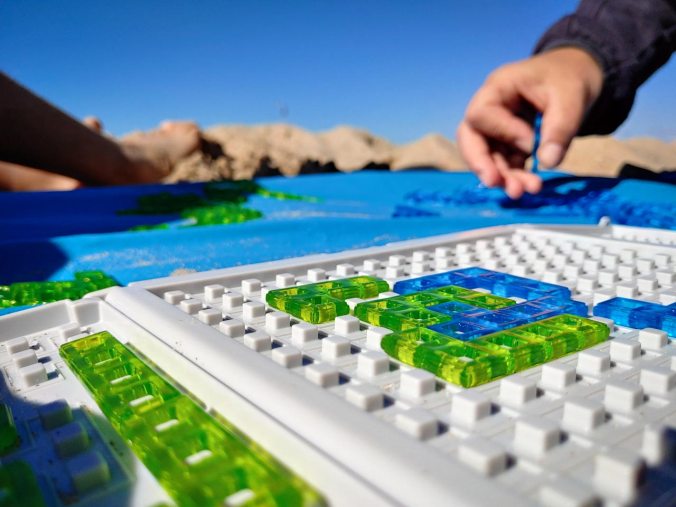 Auch viele Spiele haben wir am Strand gespielt