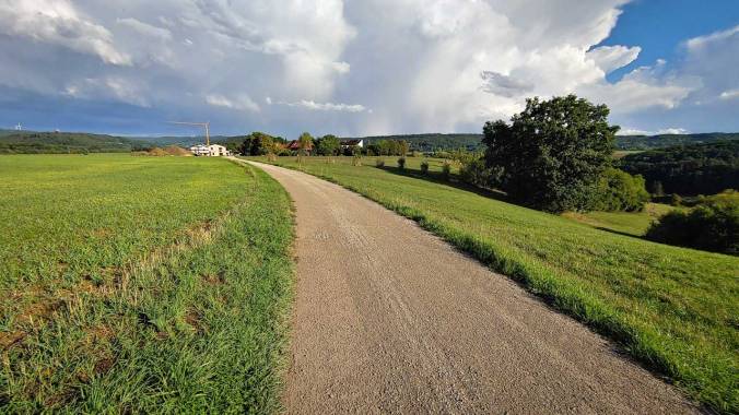 Kurzer Feierabendlauf, um mich wenigstens ein paar Meter zu bewegen
