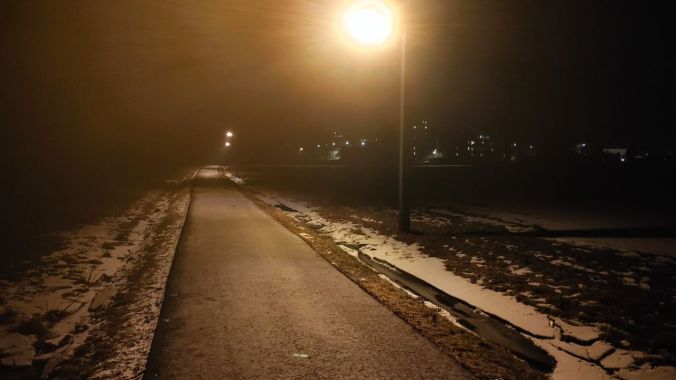 Nachtlauf um den Kopf frei zu bekommen