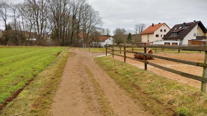 Nach zwei Tagen Pause heute wieder ein Mittagslauf