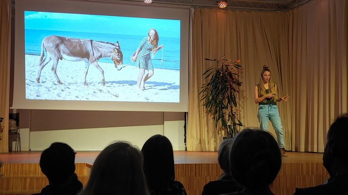 Esel Jonny und Lotta Lubkoll haben ihre Reise ans Mittelmeer vollendet