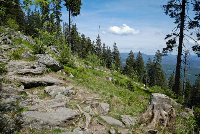 Steile Anstiege und tolle Aussichten