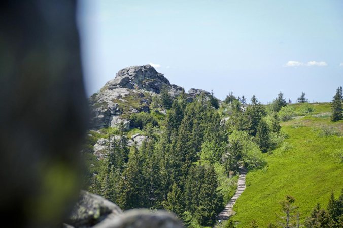 Der Blick von einem zum nächsten Gipfel