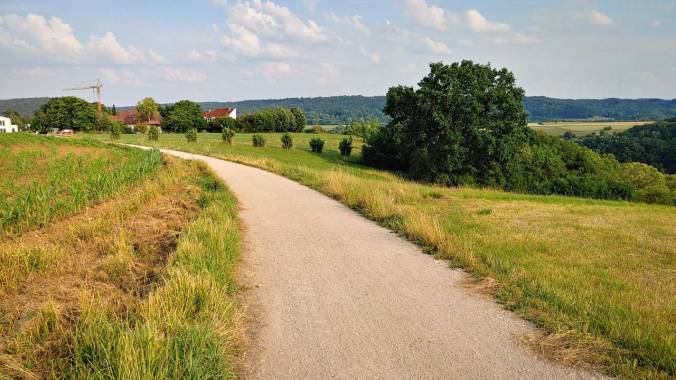 Kurzer Abendlauf bei über 30 Grad