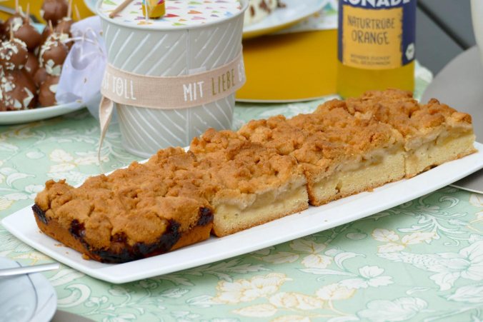 Ein sehr schmackhafter Apfelkuchen