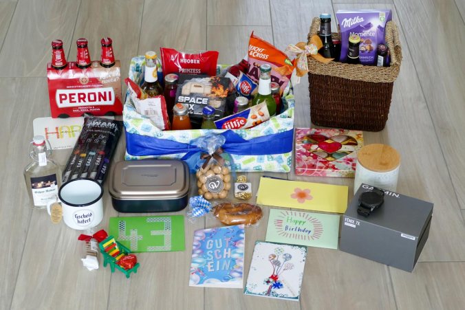 Viele (leckere) Geschenke zum 43. Geburtstag