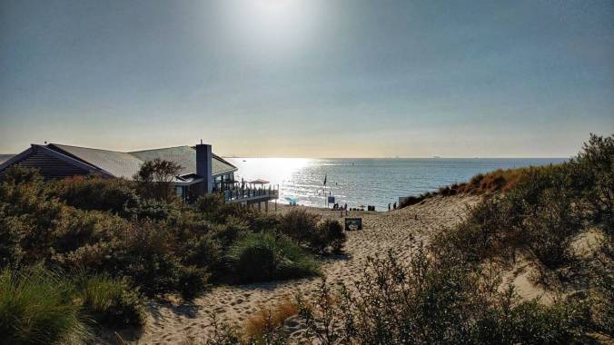 Abendlauf nach entspanntem Strandtag