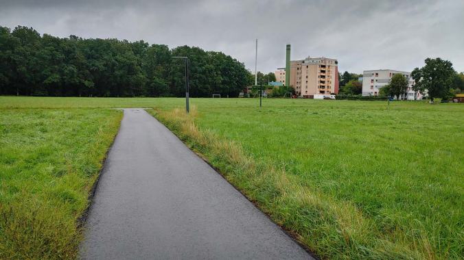 Nasser Regenlauf ist nass