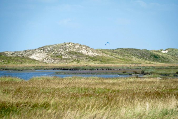 Am Strand waren wohl Kite-Surfer unterwegs