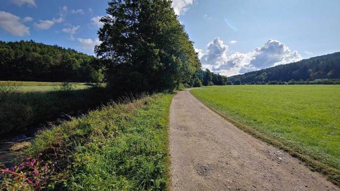 Sonniger Sonntagslauf nach ein paar harten Tagen