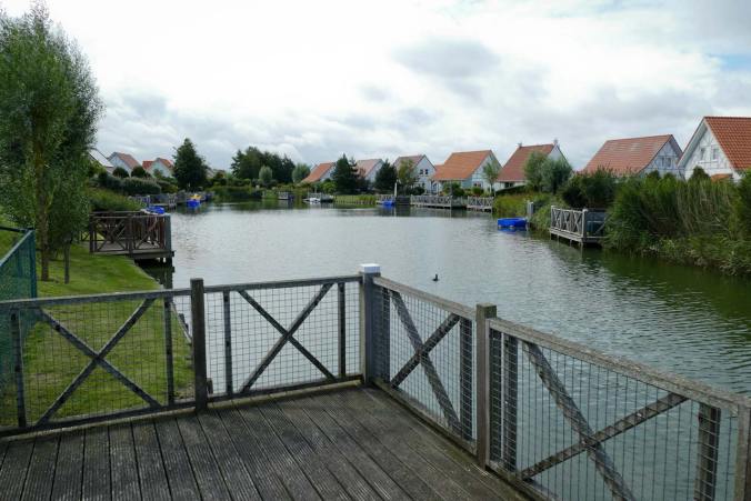 Unsere Sicht vom Steg Richtung Westen