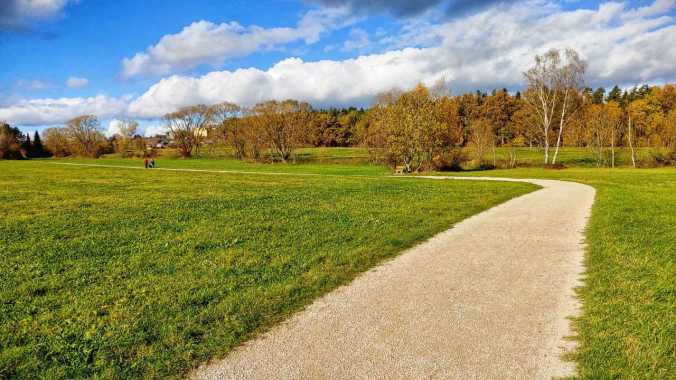 Sonnige Mittagspausenrunde
