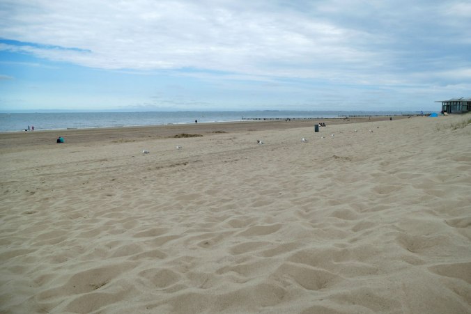 Unser zweiter Rastplatz am leeren Strand