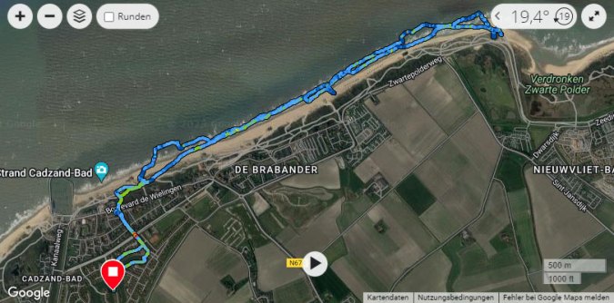Unsere Route (via Garmin)