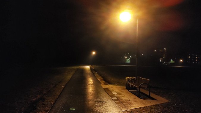 Abendlauf nach wildem Tag; Kopf noch voller als davor