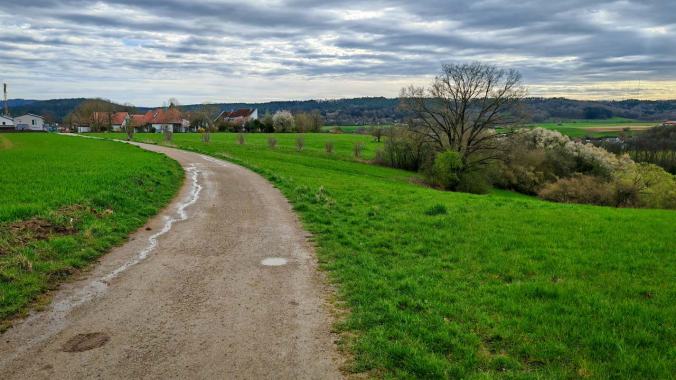 Bedächtig und langsam, denn die Erkältung hängt immer noch drin