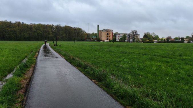 Hatte auch schon einmal besser Ideen: Sprint-Intervalle im strömenden Regen