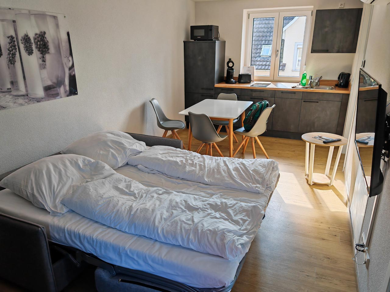 Der Schlafbereich der Kinder in der Ferienwohnung