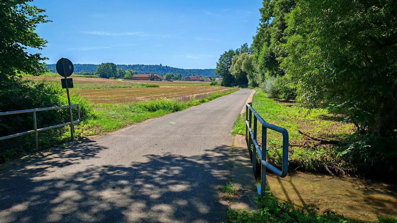 Sonntagslauf mit gemütlichen 10 km zu den 55 km in dieser Laufwoche