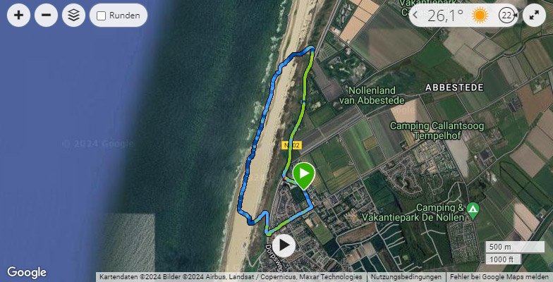 Unsere Route (via Garmin)