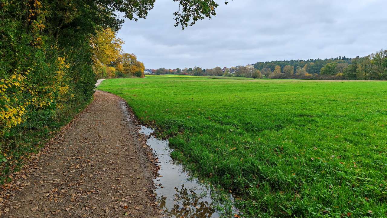 Müder Mittagslauf an langem Home-Office-Tag