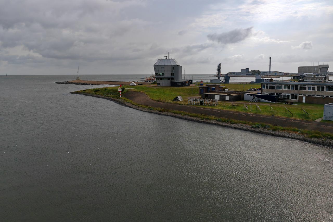 Der Aufbruch auf der Fähre von Den Helder