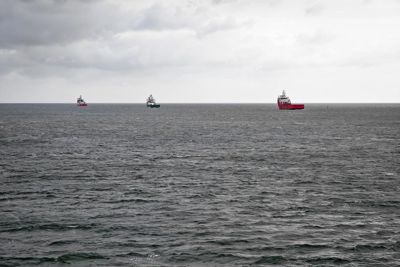 Eine vielbefahrene Route