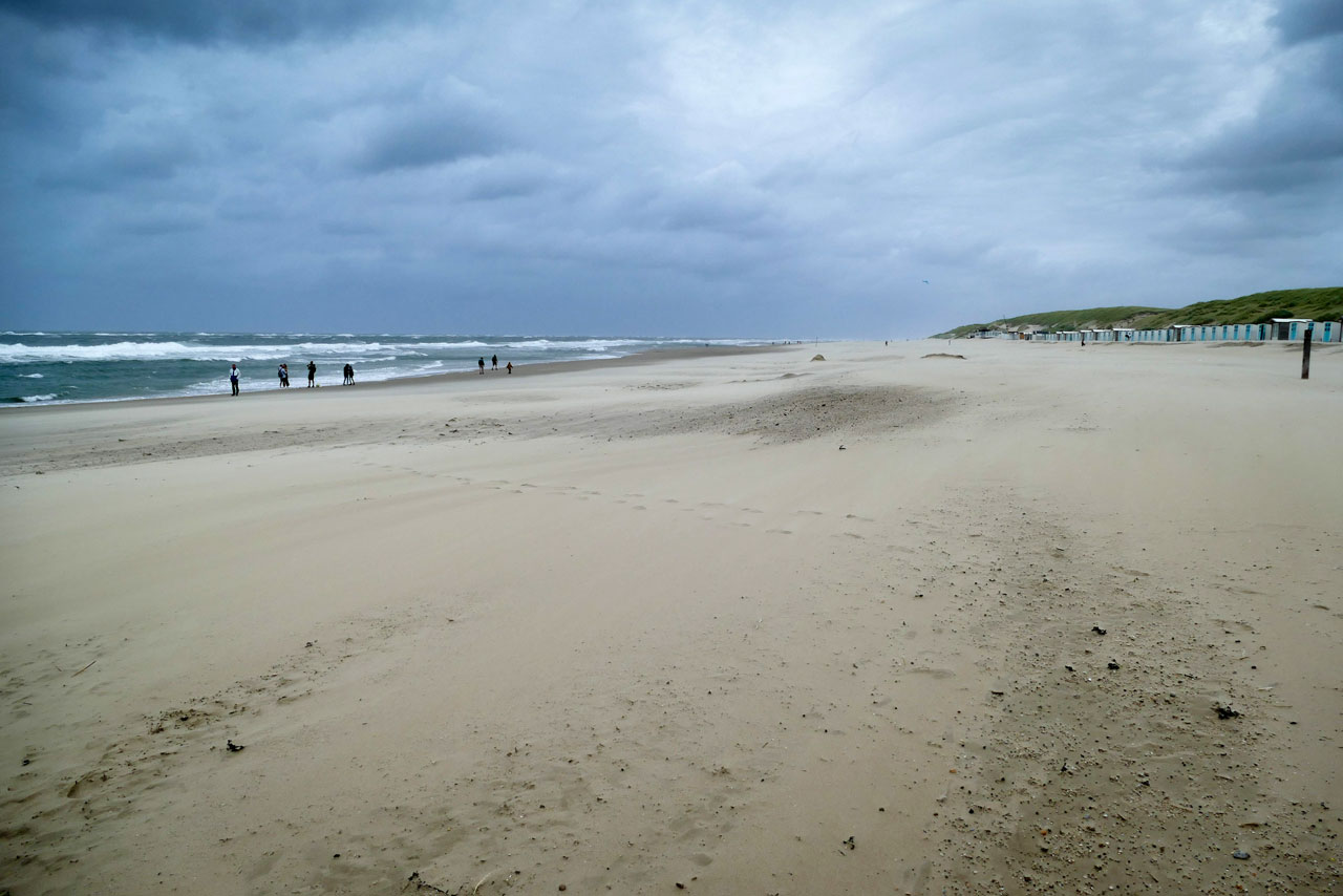Der weitläufige Strand von Texel