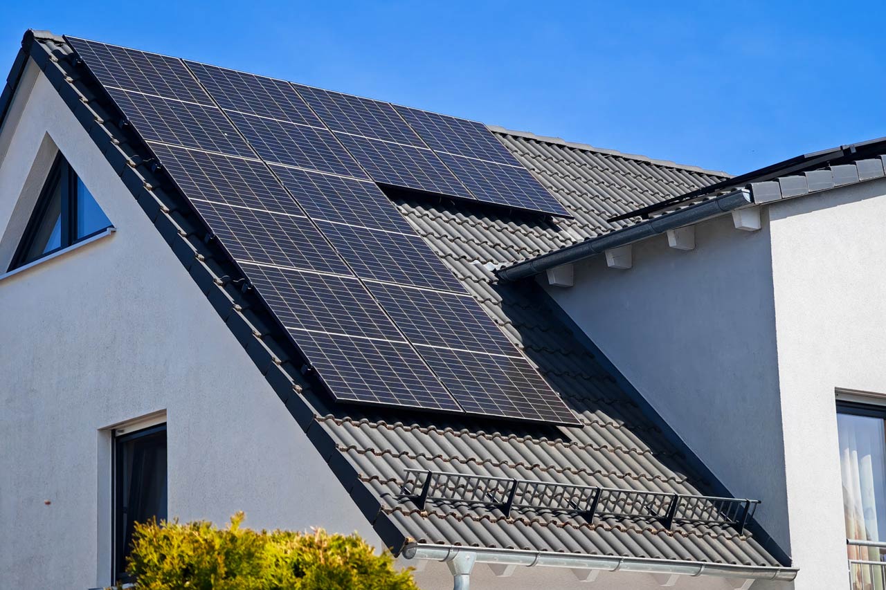 Die Photovoltaik-Anlage war die letzte große Veränderung an unserem Haus