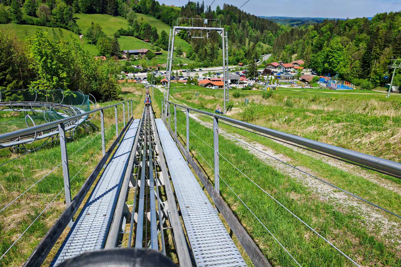Mit fünf Schlitten waren wir unterwegs