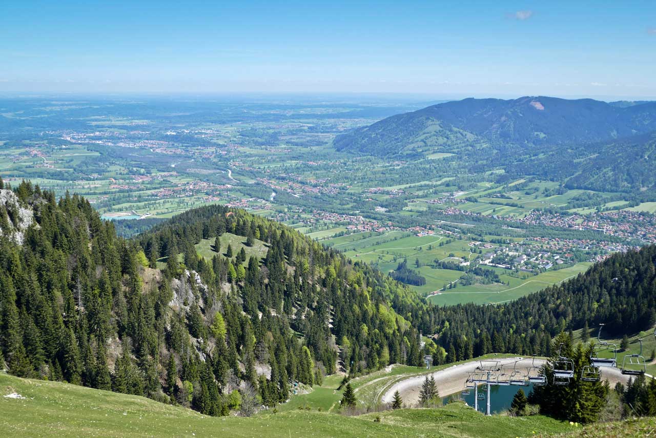 Man konnte weit schauen vom Brauneck aus