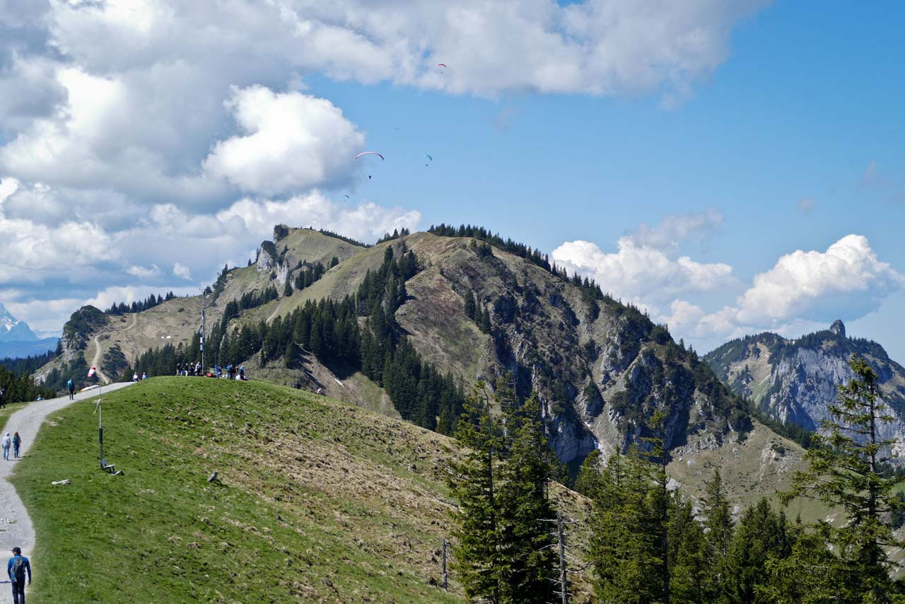 Die herrliche Landschaft lädt zum Wandern ein