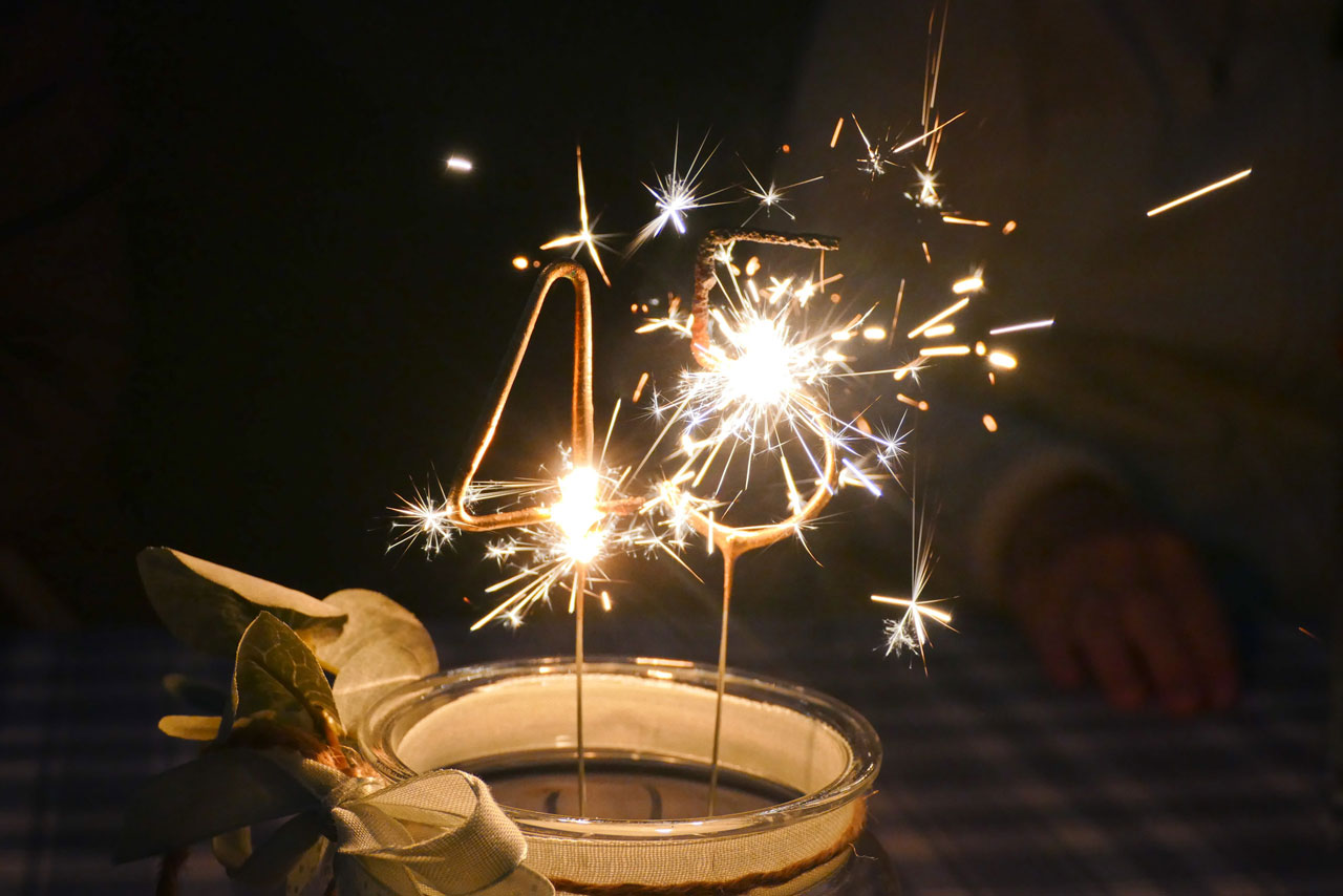 Wir saßen bis tief in die Nacht zusammen