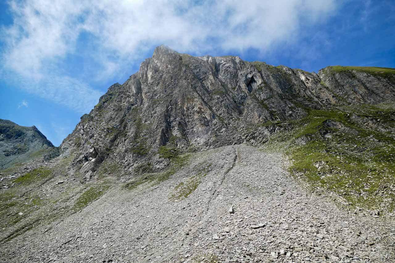 Auf dieser Höhe war überall viel Steinbruch