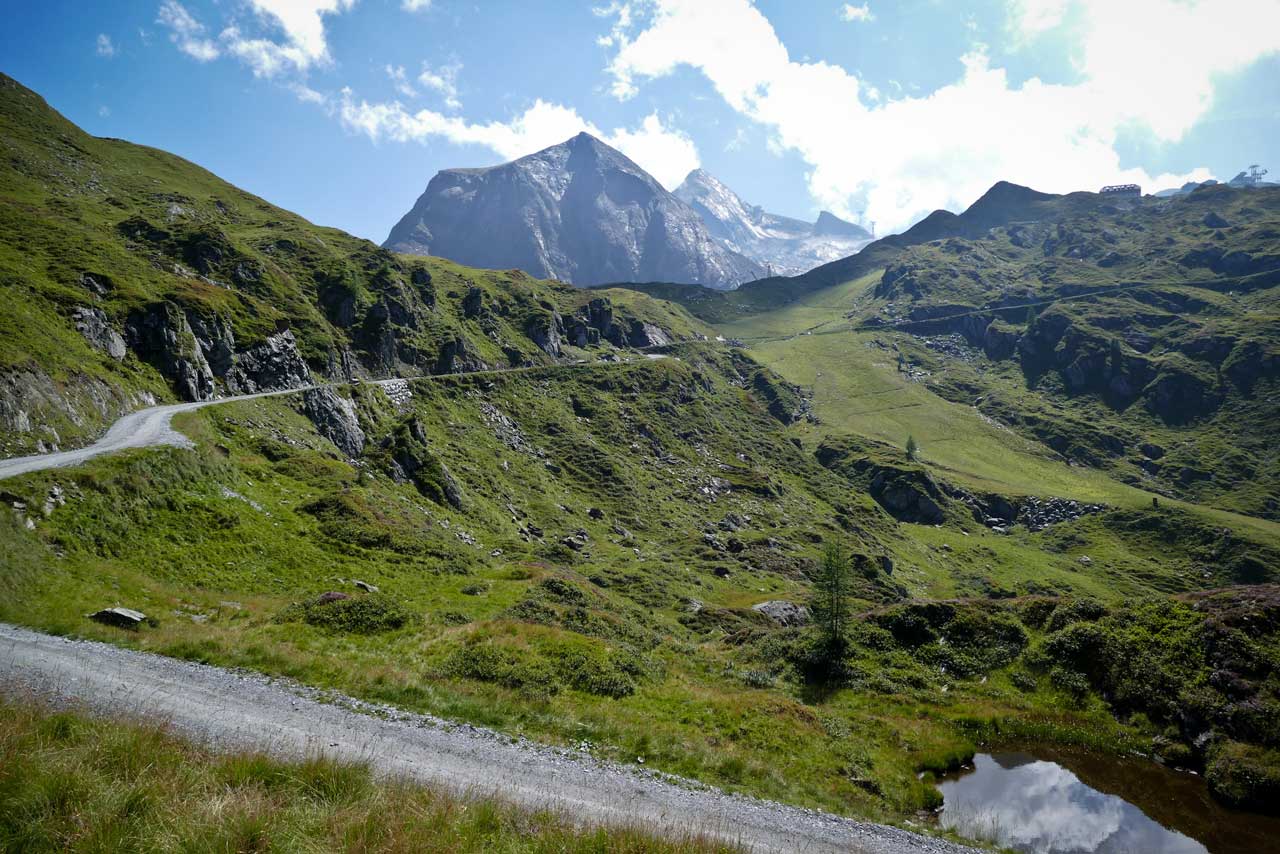 Ein letzter Blick zum Gipfel des Kitzsteinhorns