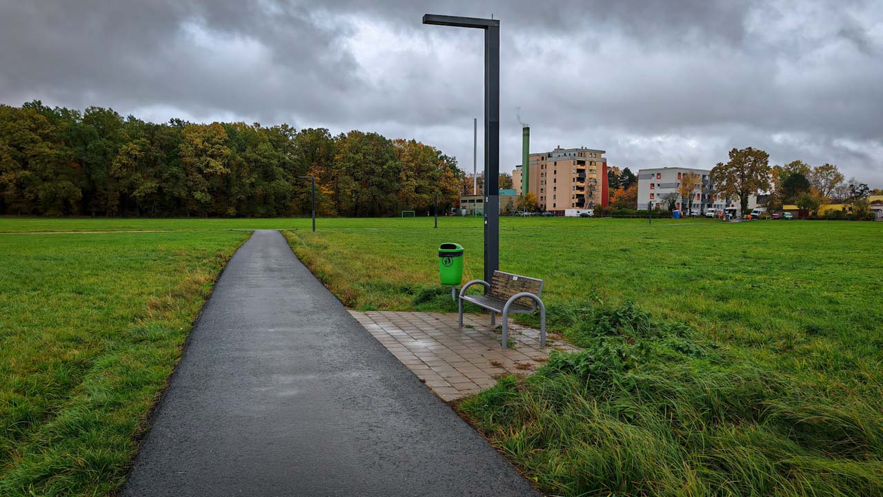 Mittags fast eine kleine Regenpause erwischt