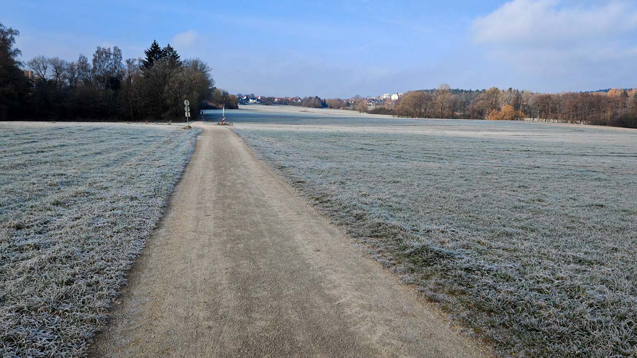 Laufwoche bei -5 °C und mit 55 km abgeschlossen