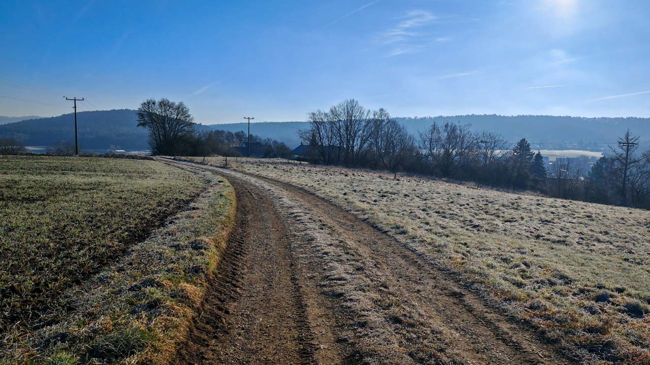 Mit diesem frostigen Lauf beschließe ich mein Laufjahr mit 2.710 km
