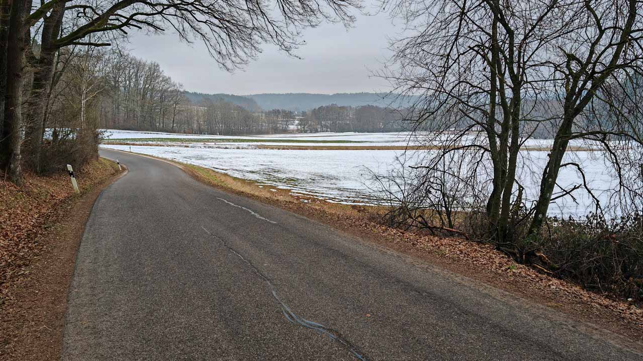Frostiger Sonntagslauf zu 46 km diese Woche