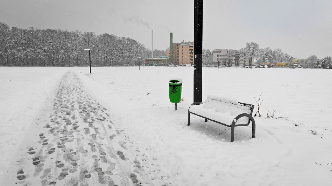 Heute war es gar nicht so einfach, einen Weg zu finden, der sich laufen ließ