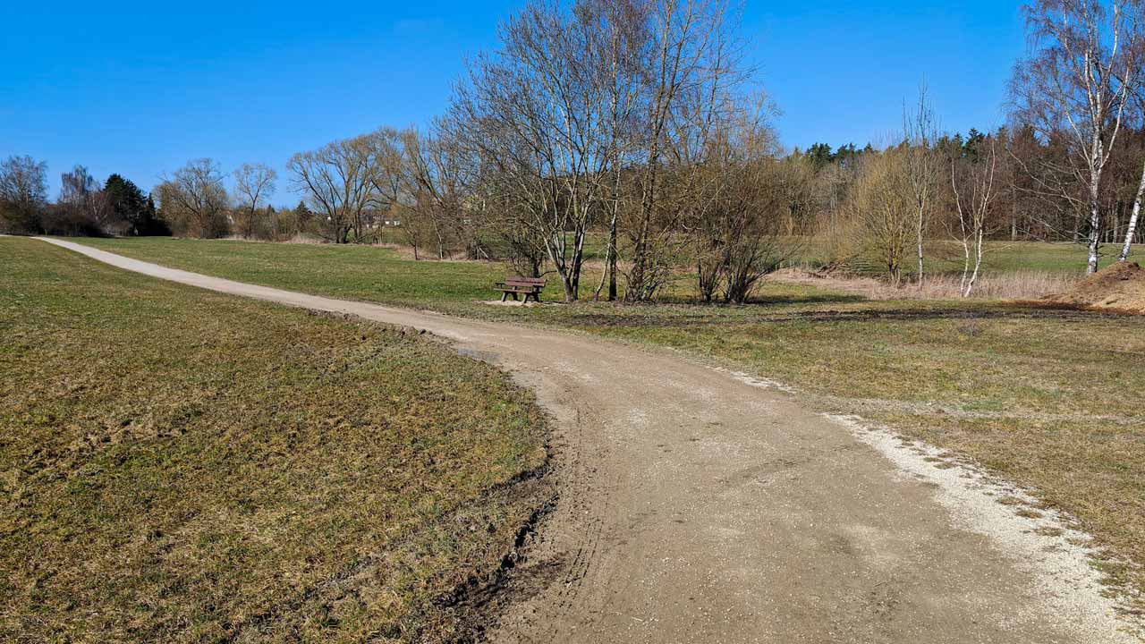 Herrlich sonniger Montagslauf an wildem Tag