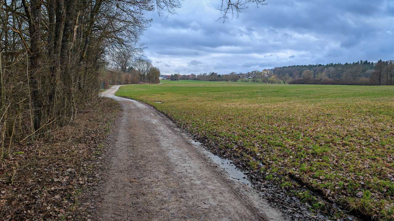 Ein wortwörtlich verhagelter Mittagslauf