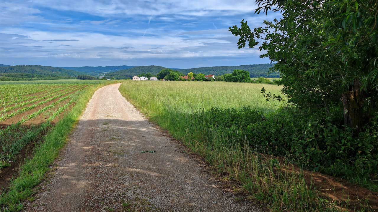 Nach dem halben Tag im Auto noch einmal Beine ausschütteln und den Mai mit 212 km abgeschlossen