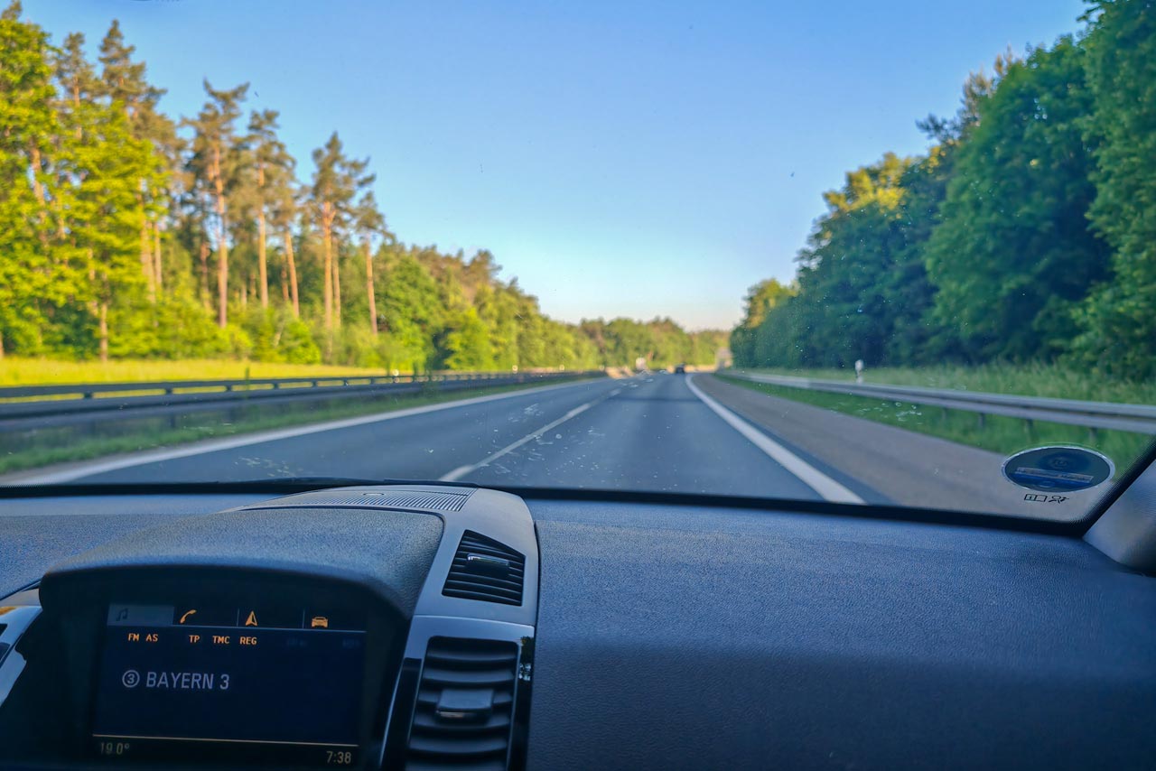 Der Start unserer Reise am frühen Morgen