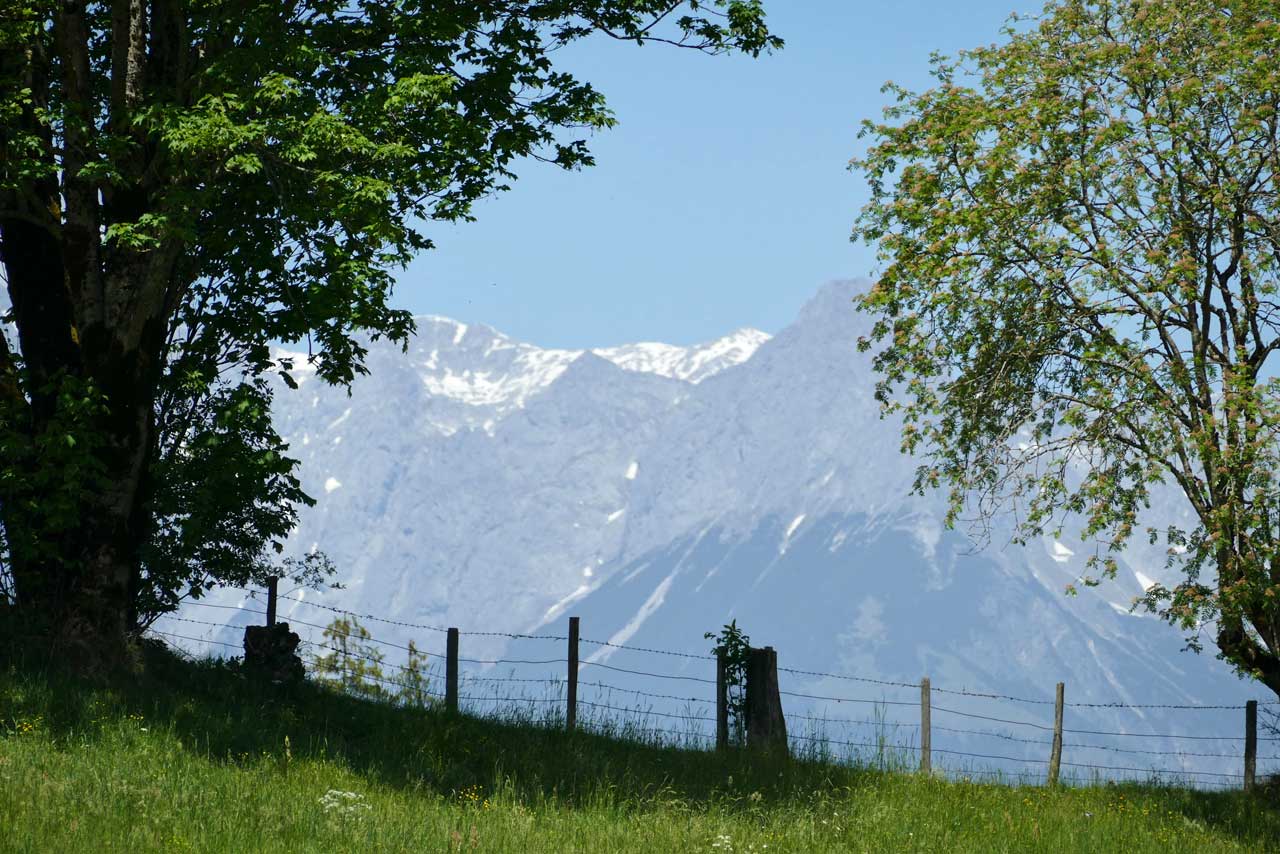 Wo man auch hinblickt: Herrlichste Bergkulisse