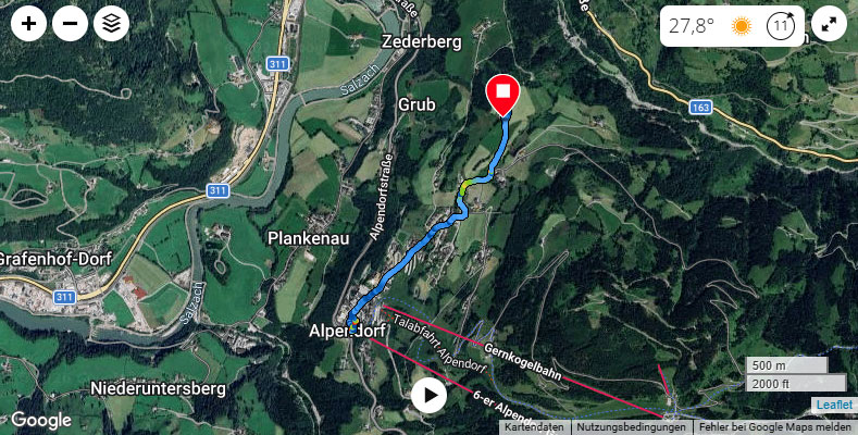 Unsere Route (via Garmin)