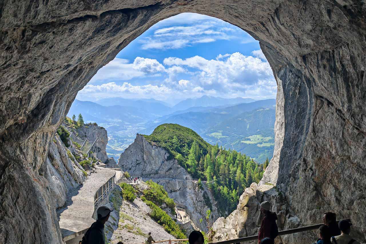 Der Blick aus der Höhle