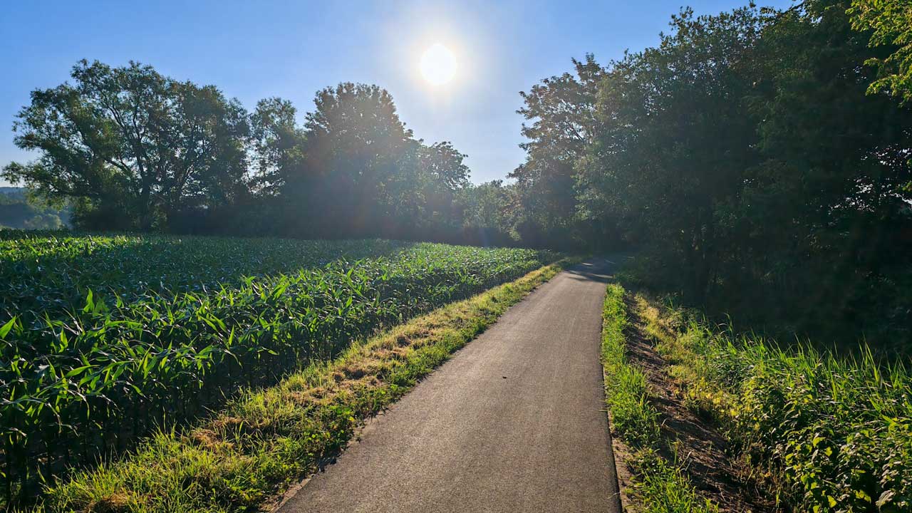 Mit Morgenlauf nach recht schlafloser Nacht die 1.300 km geknackt